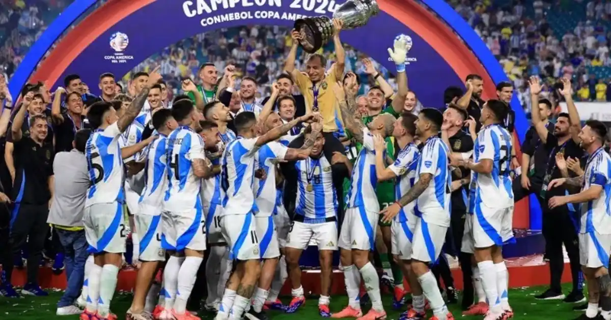 Marito con la Copa América.
