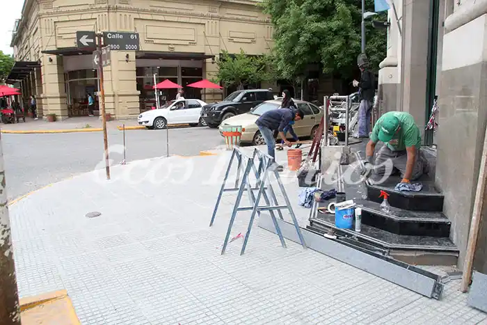 Mejoras en la sucursal del Banco Provincia