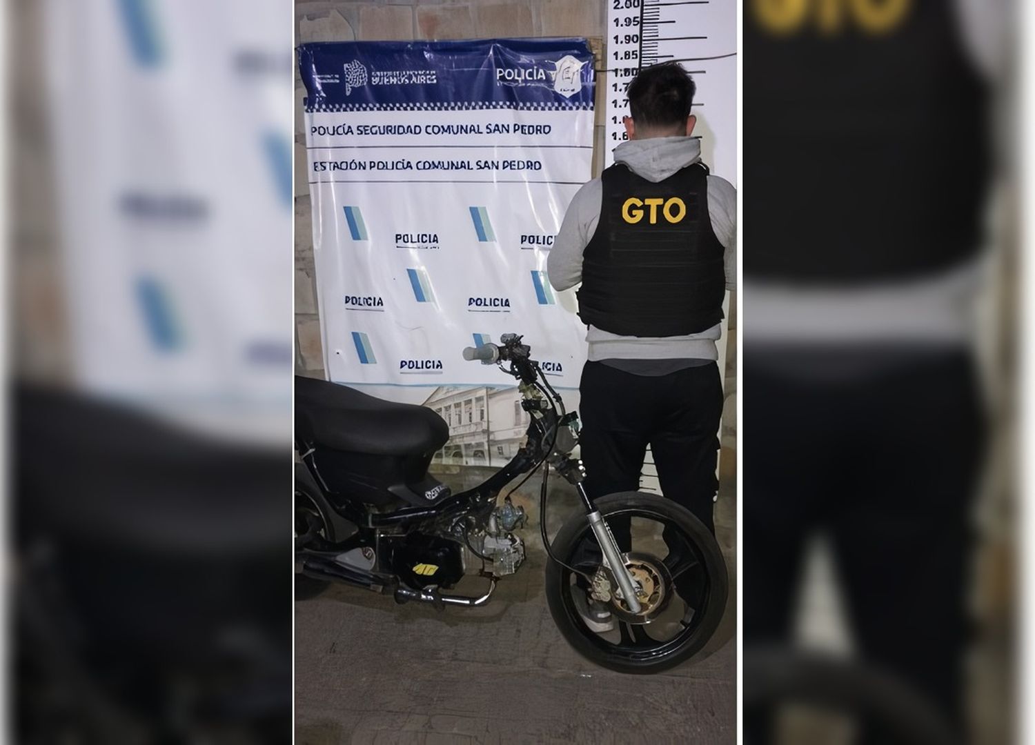 Hallaron en un descampado una moto robada