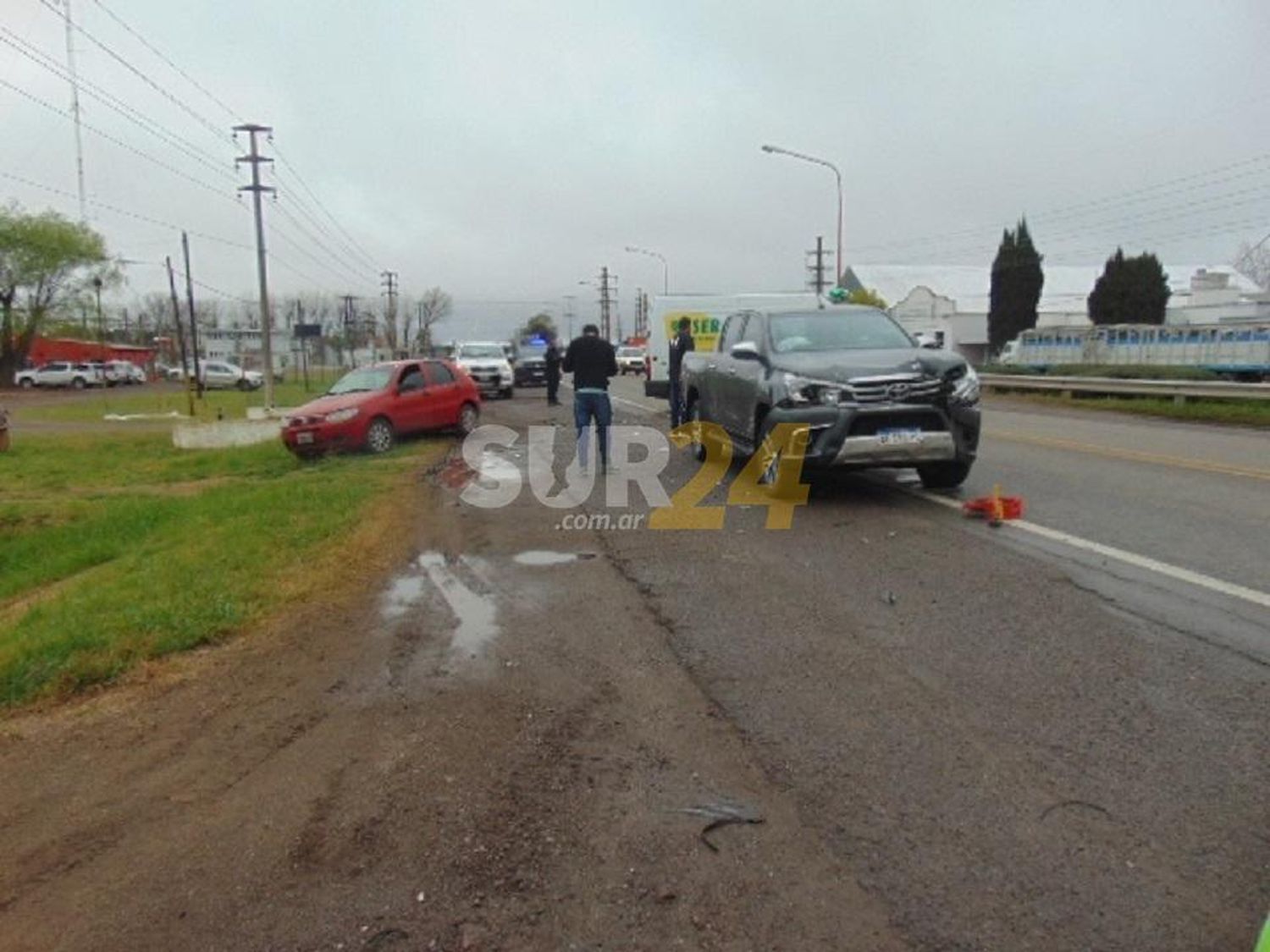 Venado Tuerto: dos accidentes con horas de diferencia sobre ruta 8