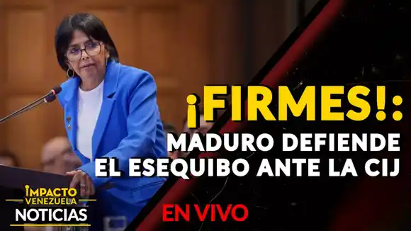 «Guyana pretende robar nuestras riquezas»: Delcy Rodríguez alerta en la CIJ que «quieren agredir a Venezuela» – VIDEO