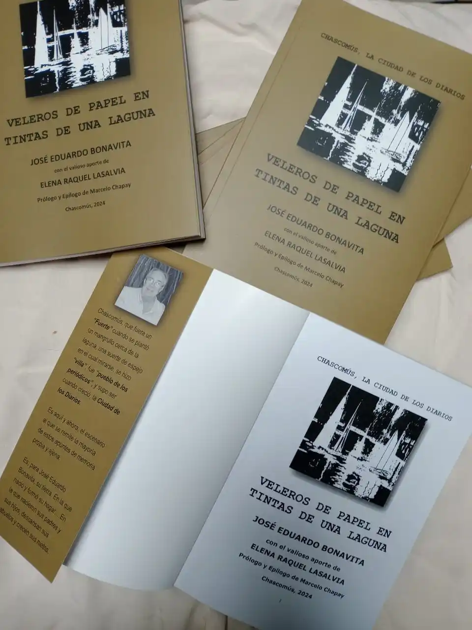 José Eduardo Bonavita presenta “Veleros de Papel en Tintas de una Laguna” en Chascomús