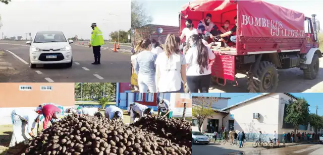 Cuarentena, controles y solidaridad