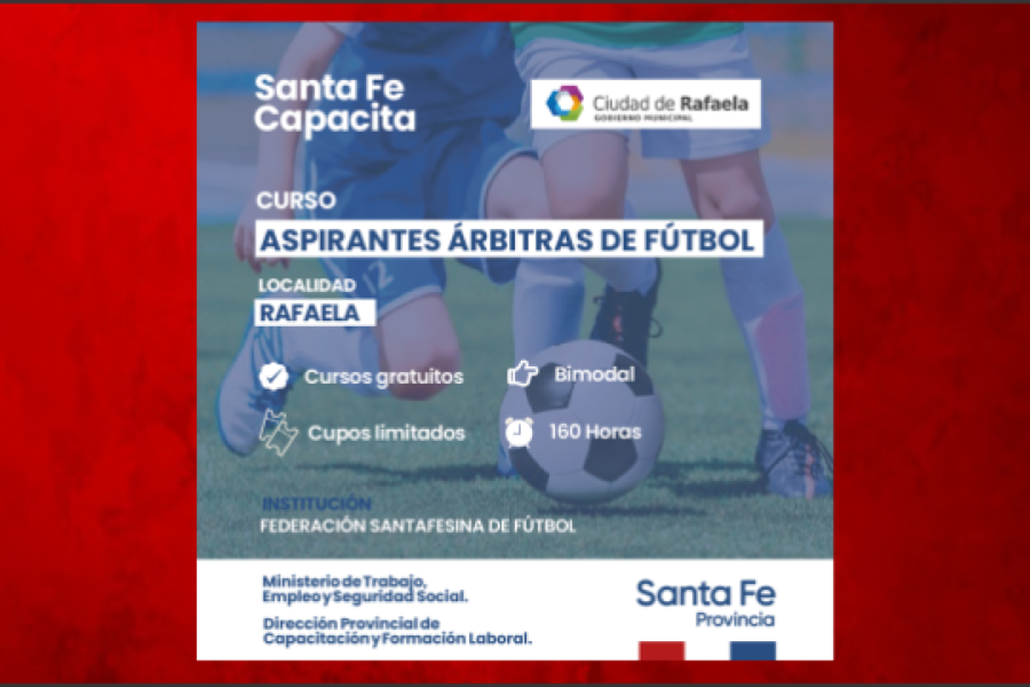 Curso de Aspirantes a Árbitras de Fútbol