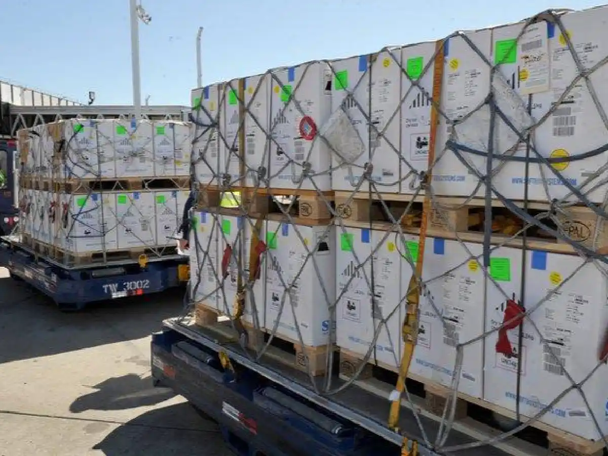 Llegaron al país casi 900 mil vacunas Pfizer
