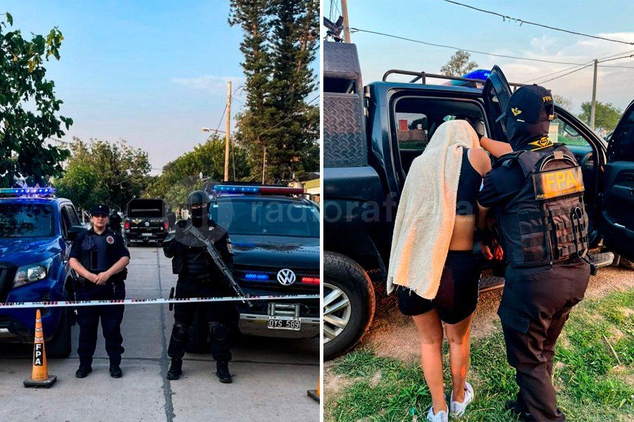 Cayó una banda de mujeres narco en Morteros: seis detenidas y gran cantidad de droga secuestrada