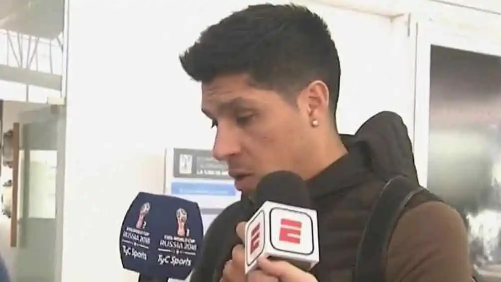 Enzo Pérez antes de viajar a Rusia: «Sé que corro desde atrás»