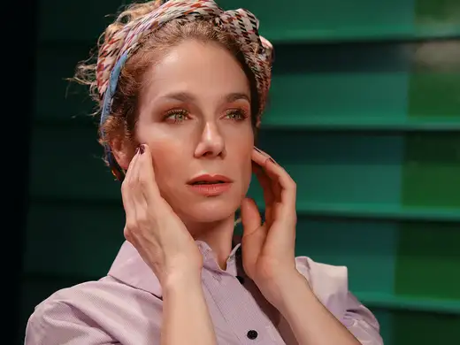 Verónica Pelaccini, la actriz que interpreta a Guadalupe en el unipersonal El Bien.