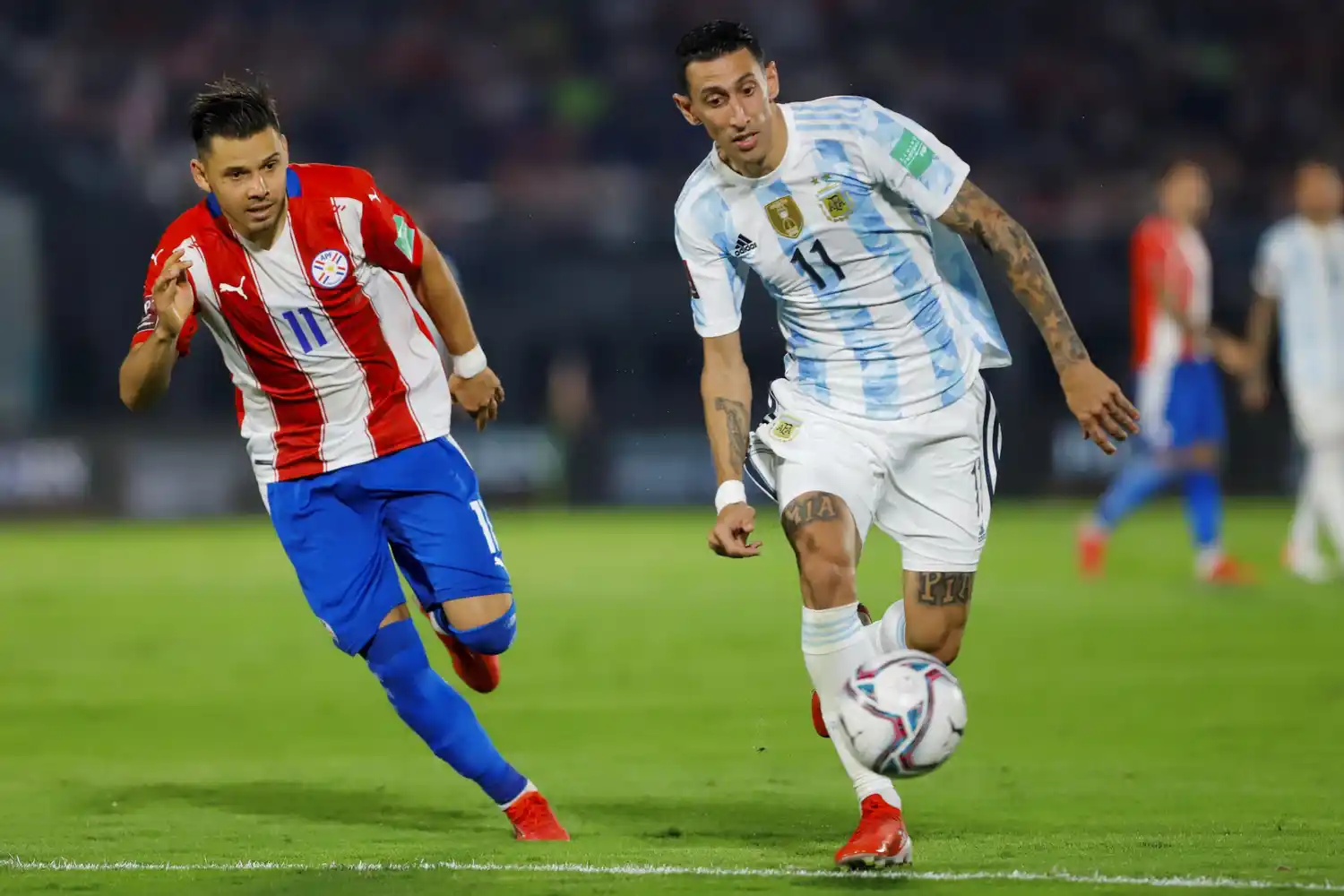 Di María, titular en Argentina.