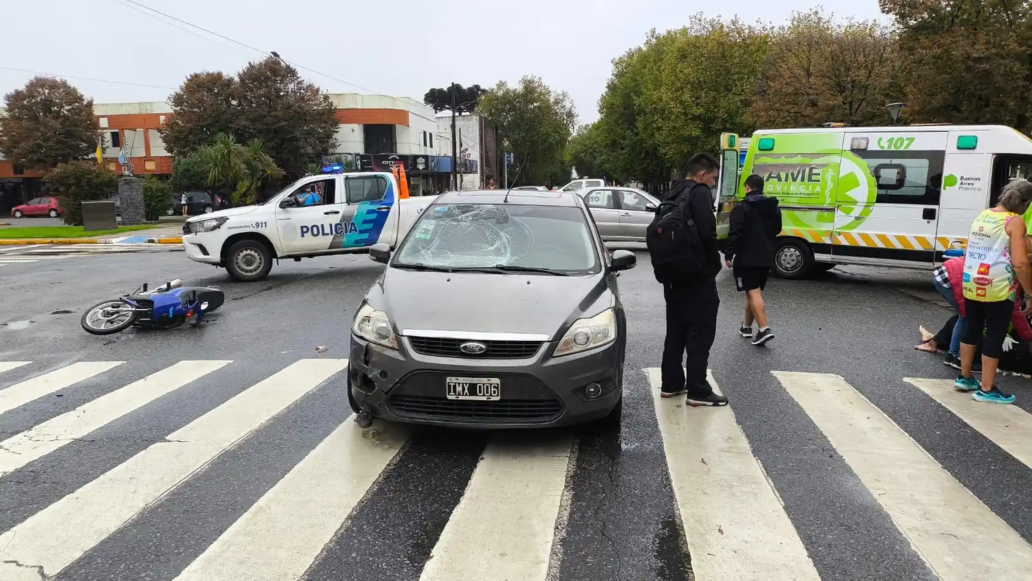 choque avenida 59 y 60 (ambulancia)