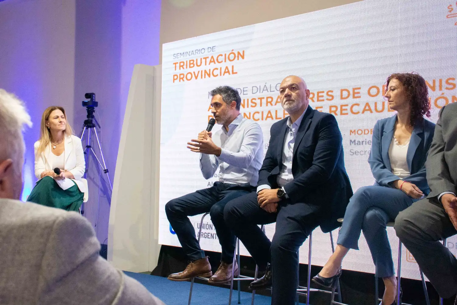 El director ejecutivo de ARBA, Cristian Girard, participó del Seminario de Tributación Provincial en la sede de la Unión Industrial Argentina.