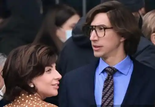 Lady Gaga grabó en Italia la versión fílmica de Gucci. Foto AFP