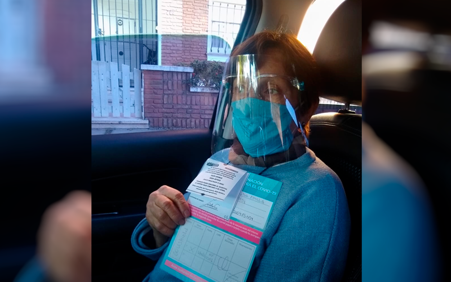 ¡Lidia se vacunó!
