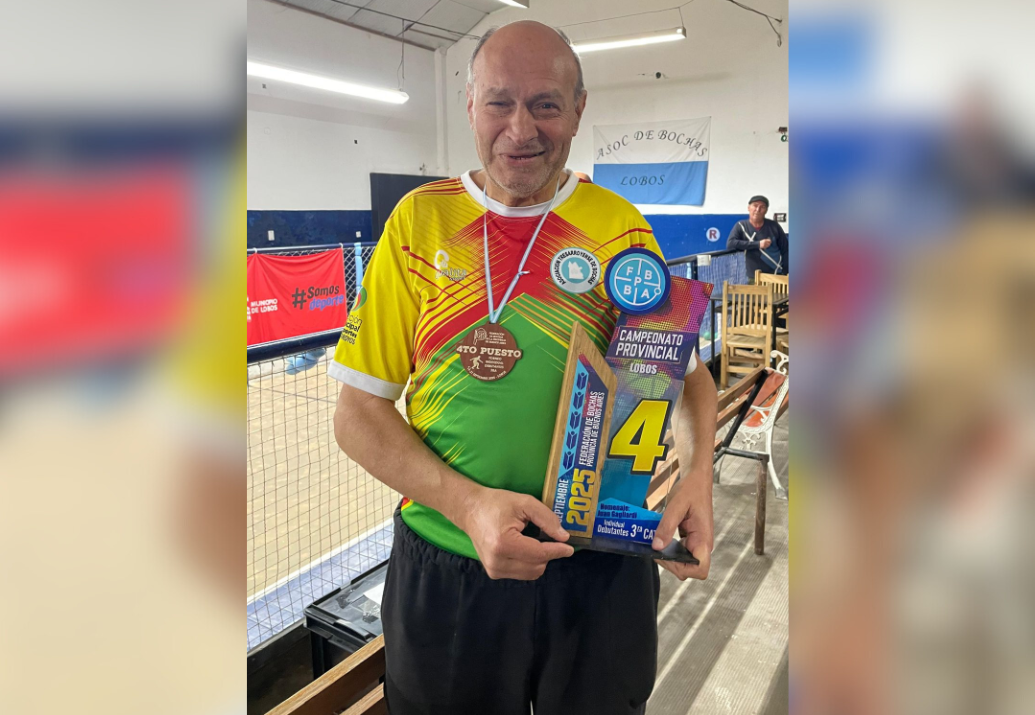 Bochas: Gabriel Tarquinus 4° en el Provincial