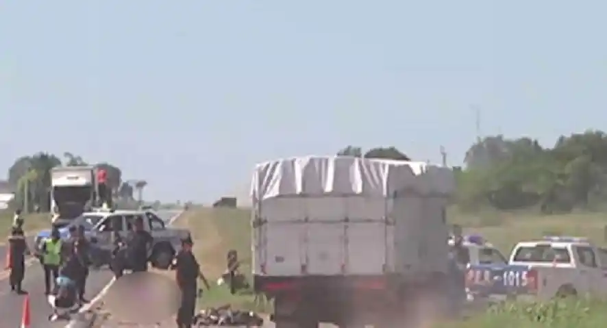 Revelaron la identidad del motoclista fallecido en la Ruta 12