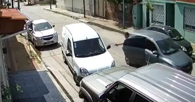 Impactante video: Robo y secuestro en tiempo real