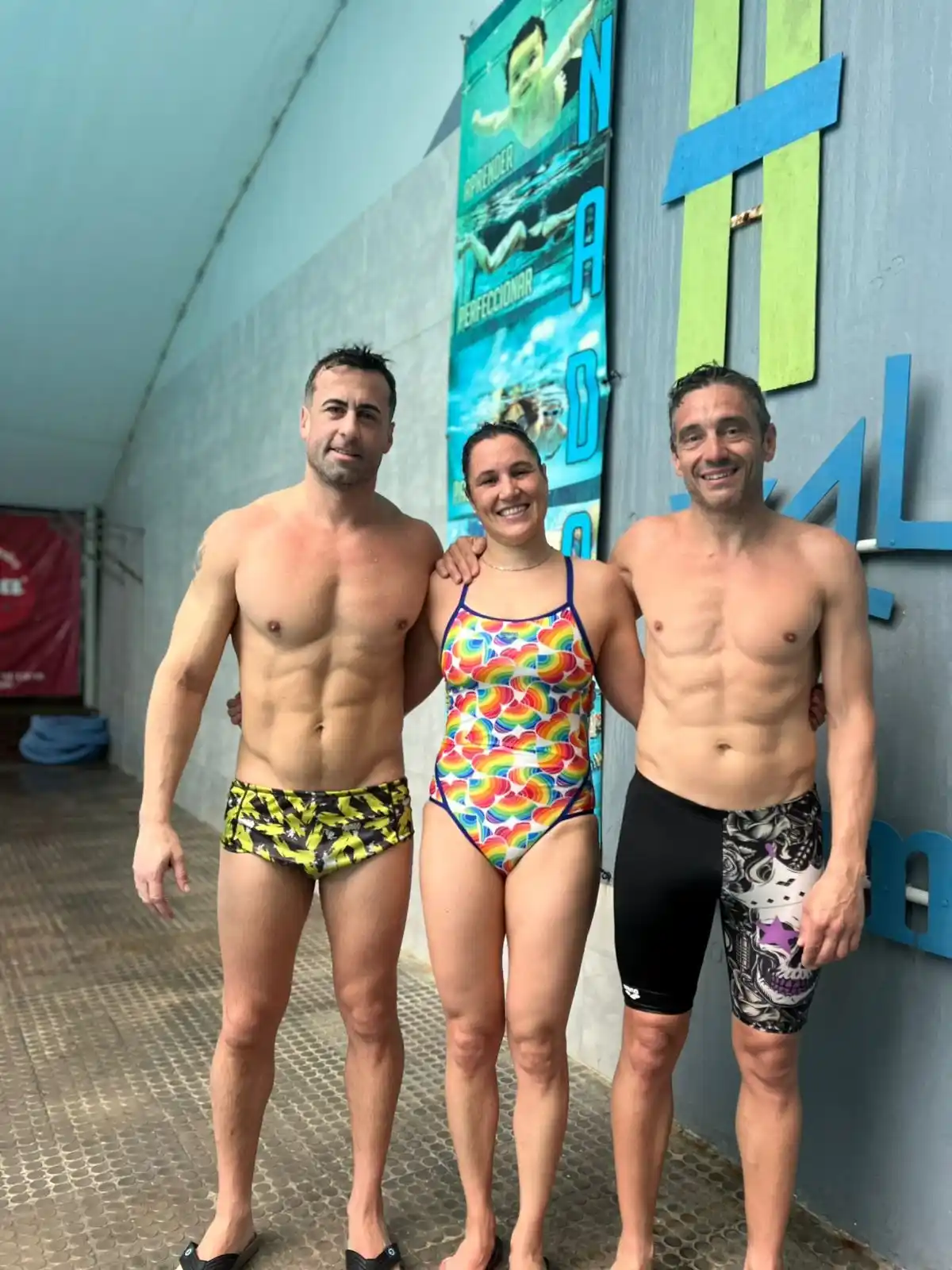 Representantes de ADA Máster. Francisco Medina, Luciana de la Sota y Eduardo Grana