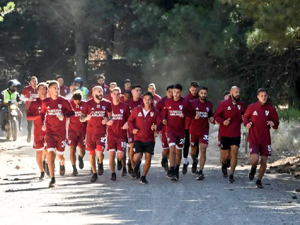 River tuvo su segundo día de pretemporada 