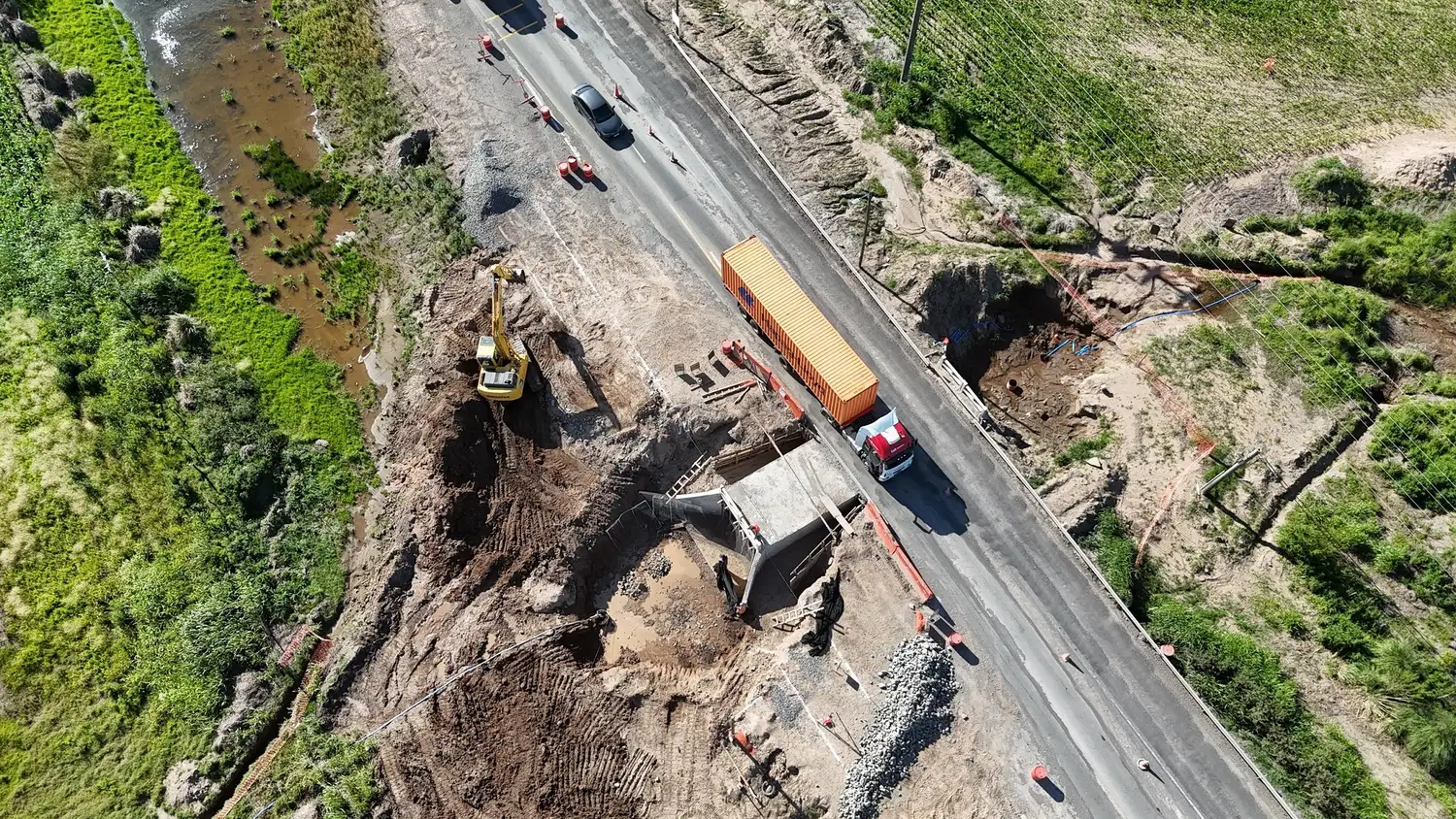El avance de obra indica un 65% de ejecución