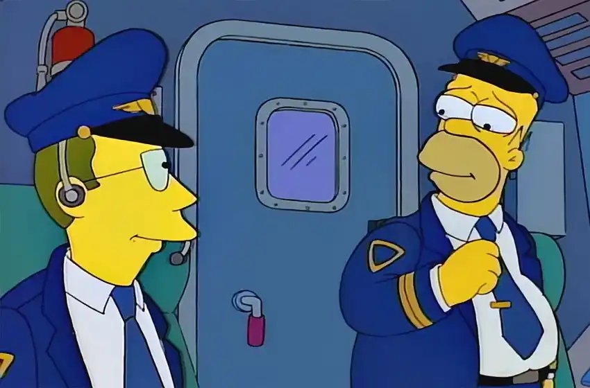 “Homero Simpson” fue la voz de un vuelo Buenos Aires – Ushuaia