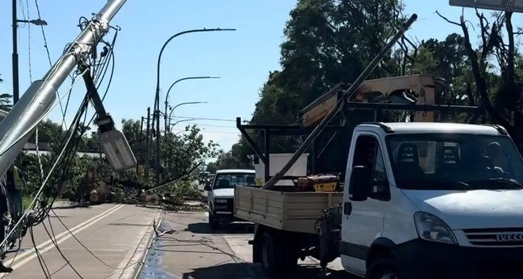 San Nicolás, entre el temor por la situación en Rosario y la reconstrucción tras el temporal. Foto: SN Conexión
