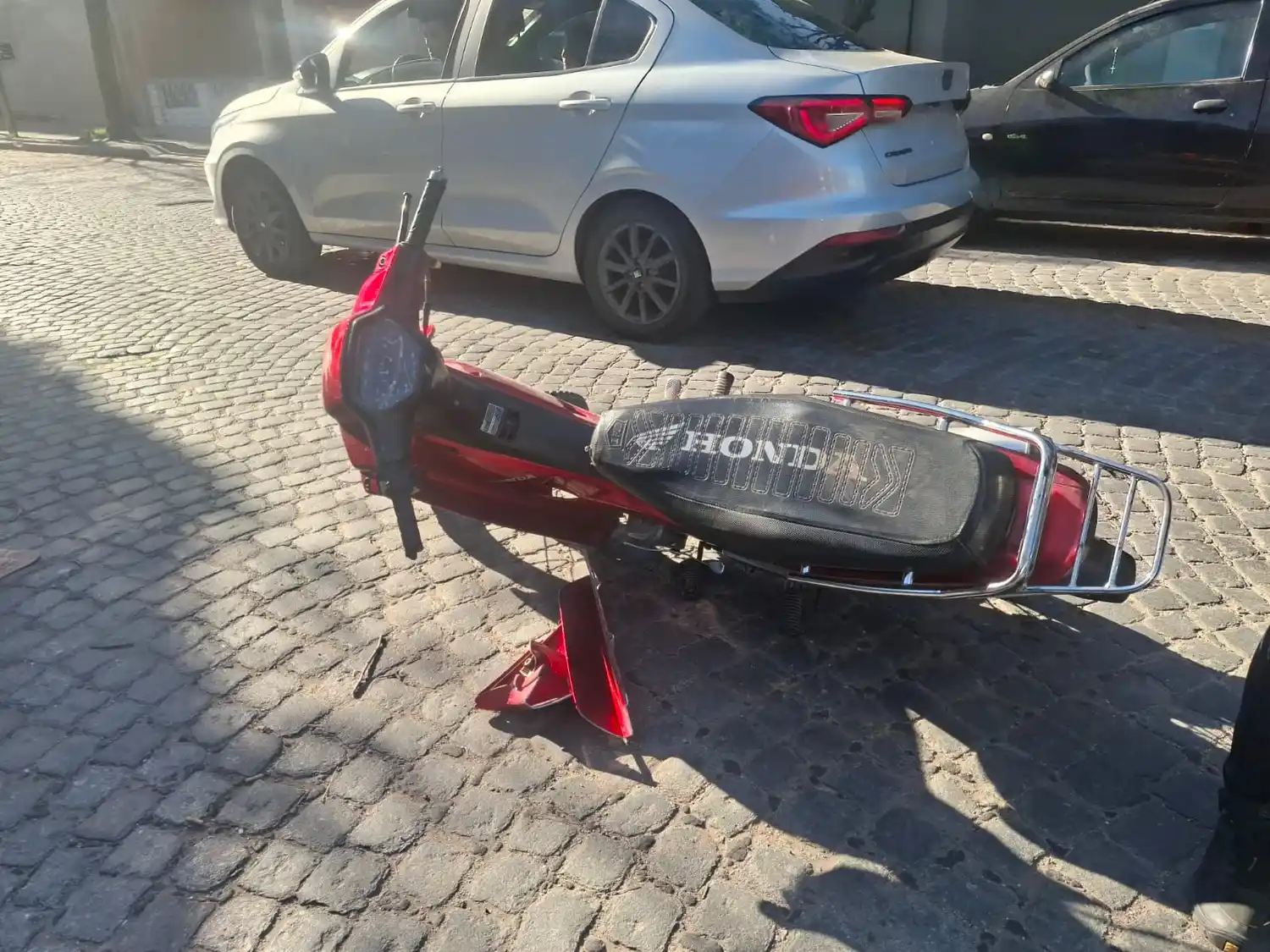 El accidente ocurrió en calle Salta.