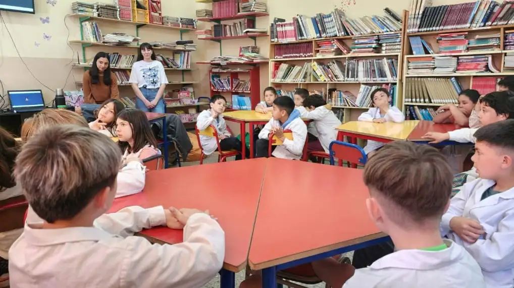 Brindaron un taller de animación stop motion en la Escuela  5 “Nicolás Avellaneda”.