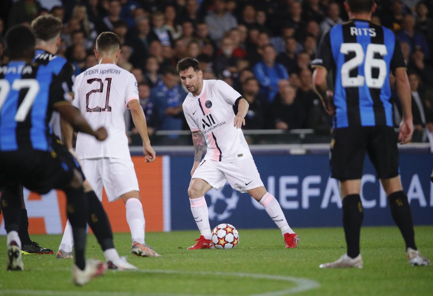 PSG debutó con un empate
decepcionante en Bélgica