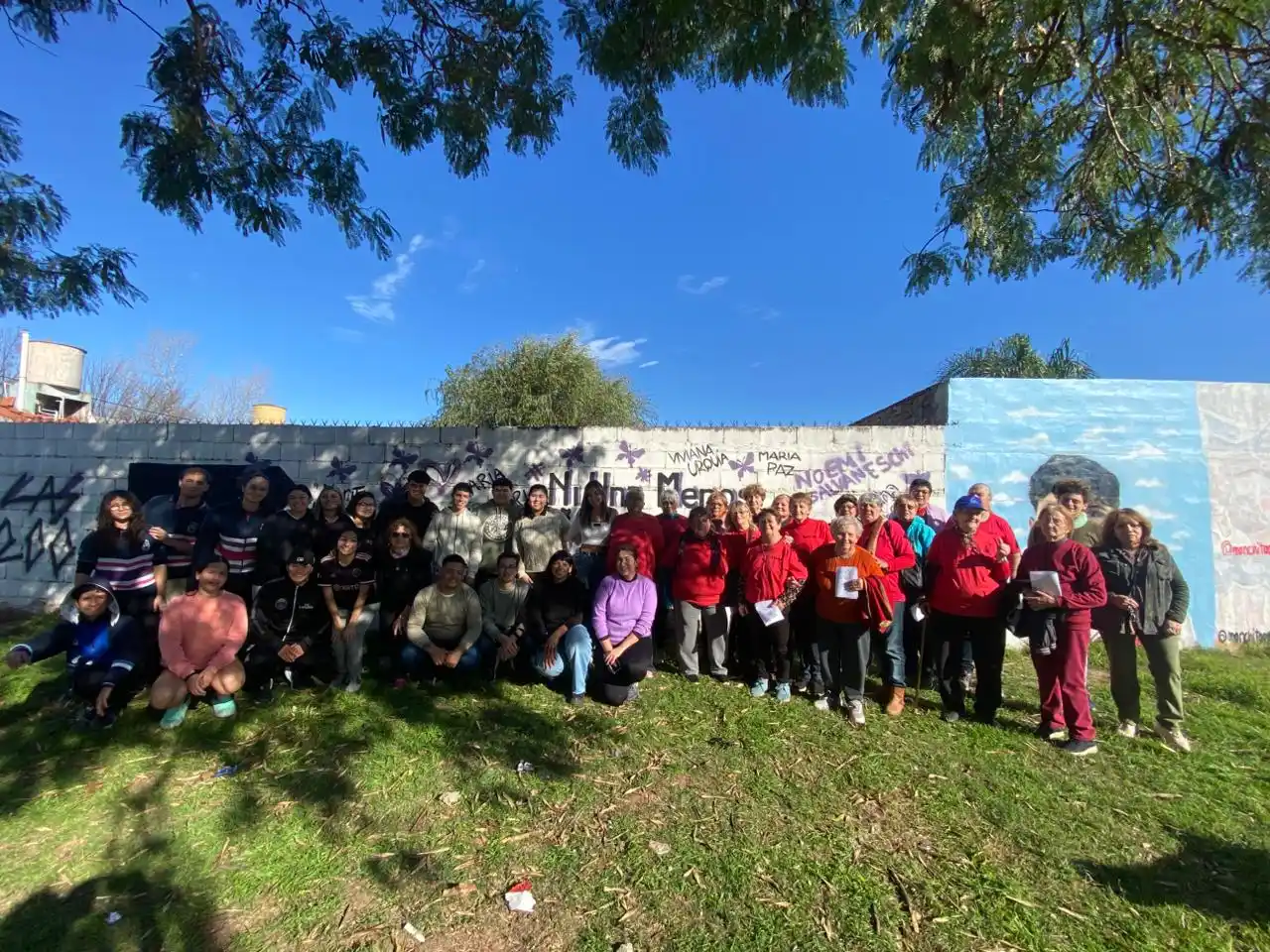 La actividad se realizó este martes en barrio Bouchard. (Foto: Impulsar Futuro)