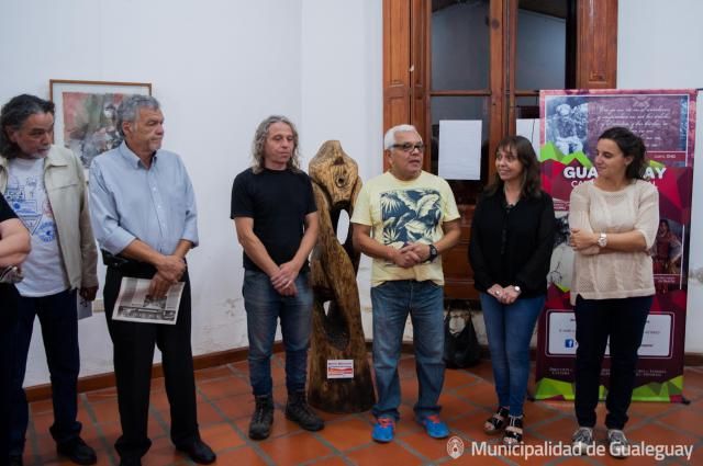 INAUGURÓ LA MUESTRA EN HOMENAJE A “CACHETE” GONZÁLEZ
