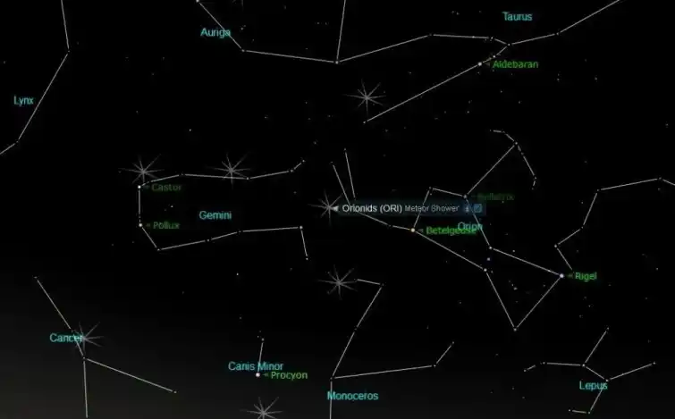Se podrá ver una lluvia de meteoritos del cometa Halley