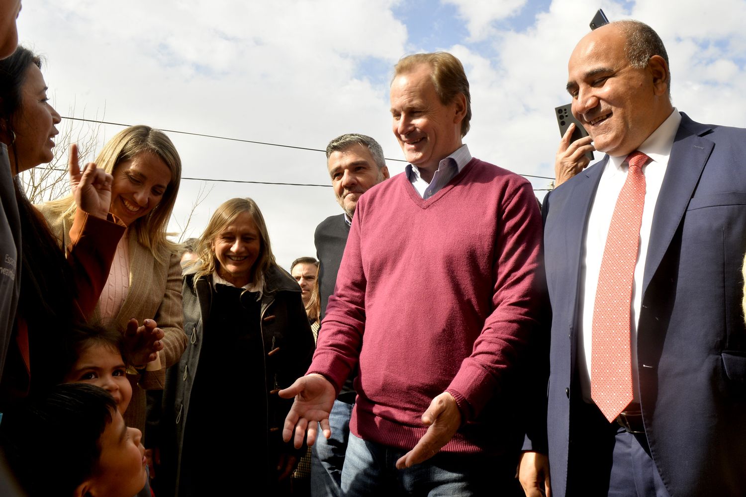 Bordet inauguró obras con funcionarios nacionales