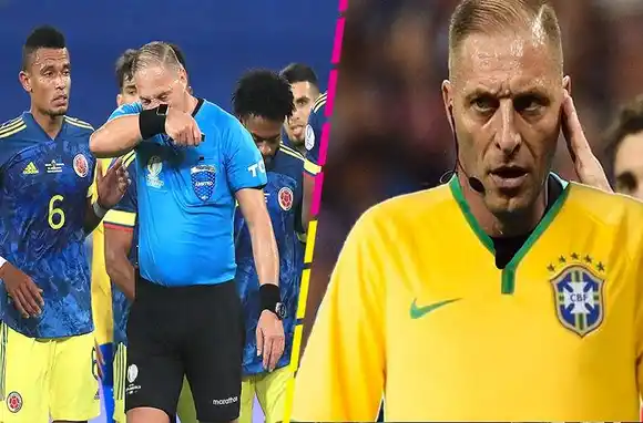 Pitana quedó en el centro de las críticas por un polémico fallo que benefició a Brasil y estallaron los memes