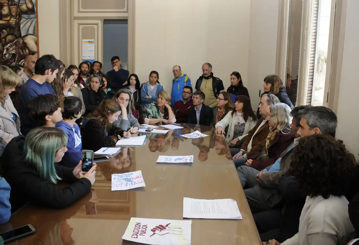 Estudiantes levantaron la toma tras la garantía del Municipio de terminar el edificio
