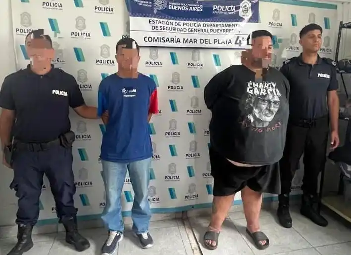 Dos de los sujetos que quedaron imputados en el marco de la causa judicial.