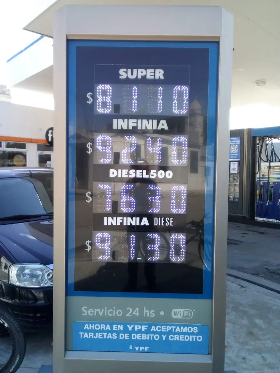 YPF: nuevo precios en los combustibles