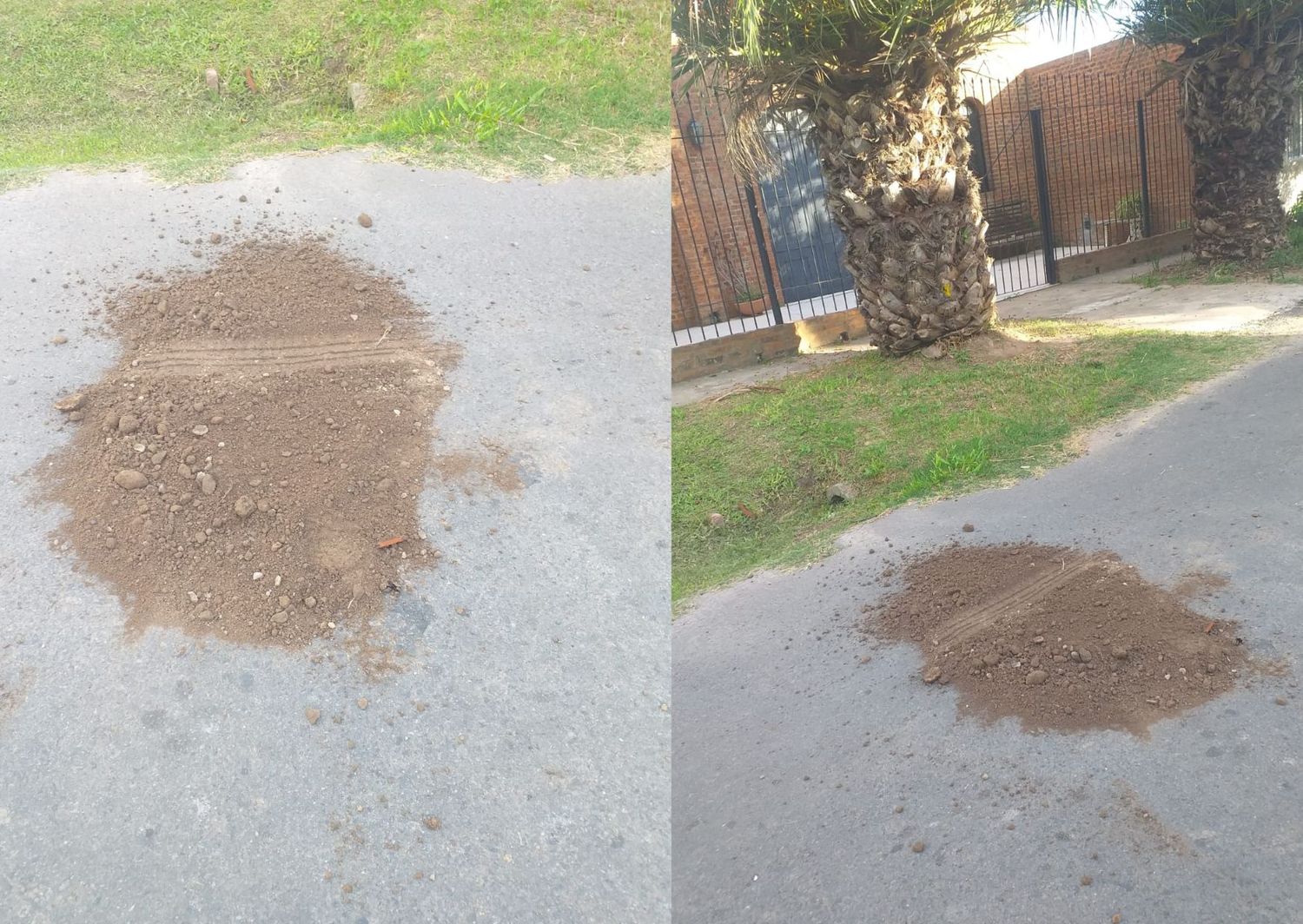 “Vinieron de la Municipalidad y le echaron tierra, es el colmo”