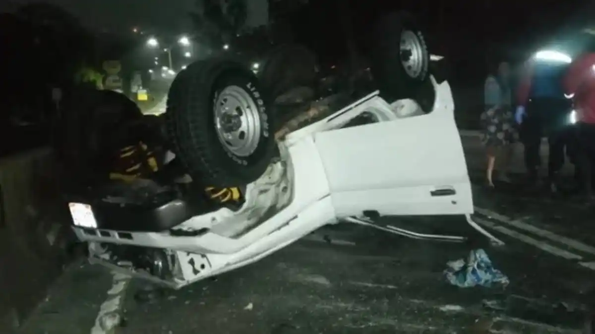 Aparatoso accidente en la Carretera Panamericana deja dos muertos y dos heridos