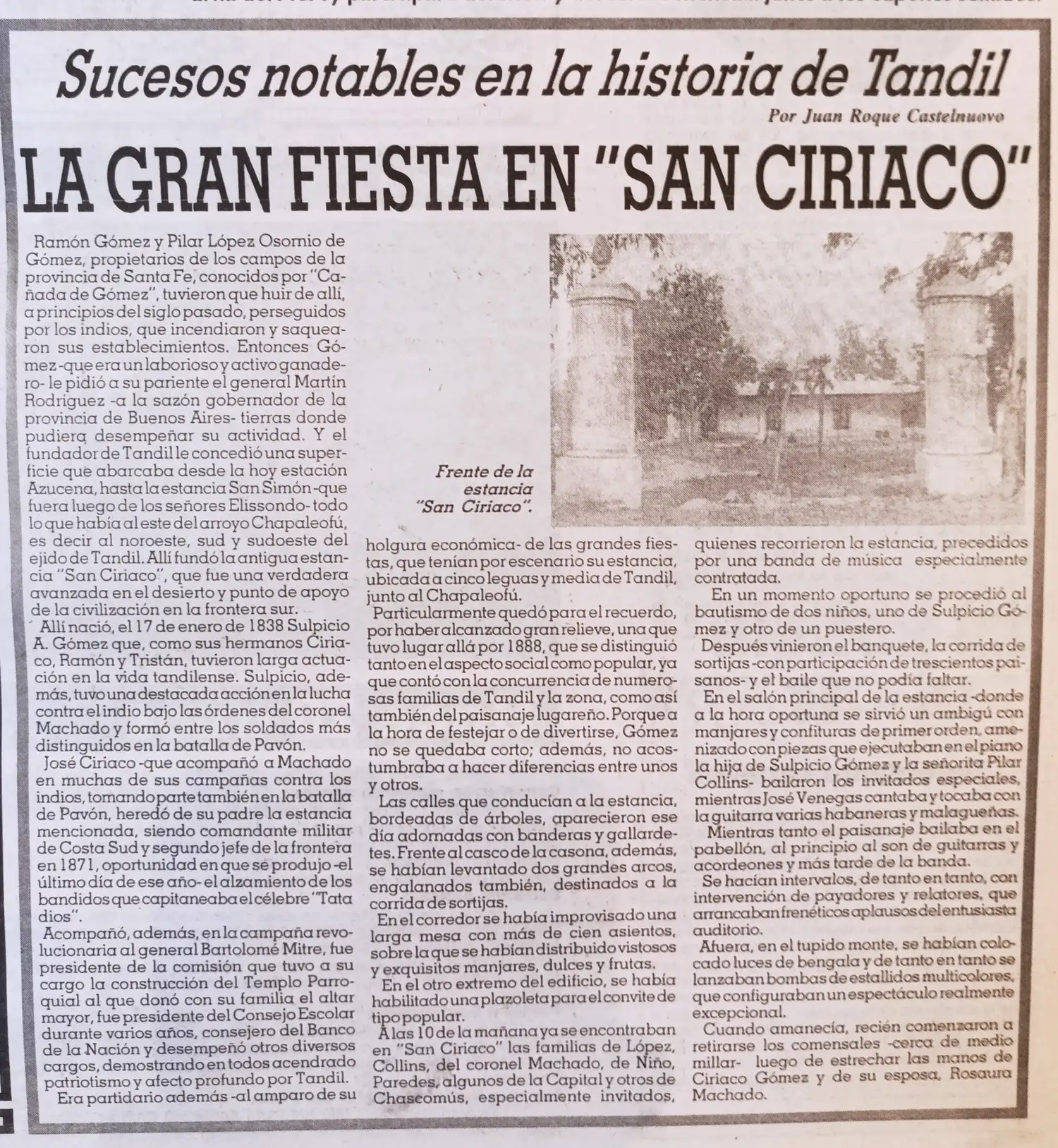 La gran fiesta en "San Ciriaco"