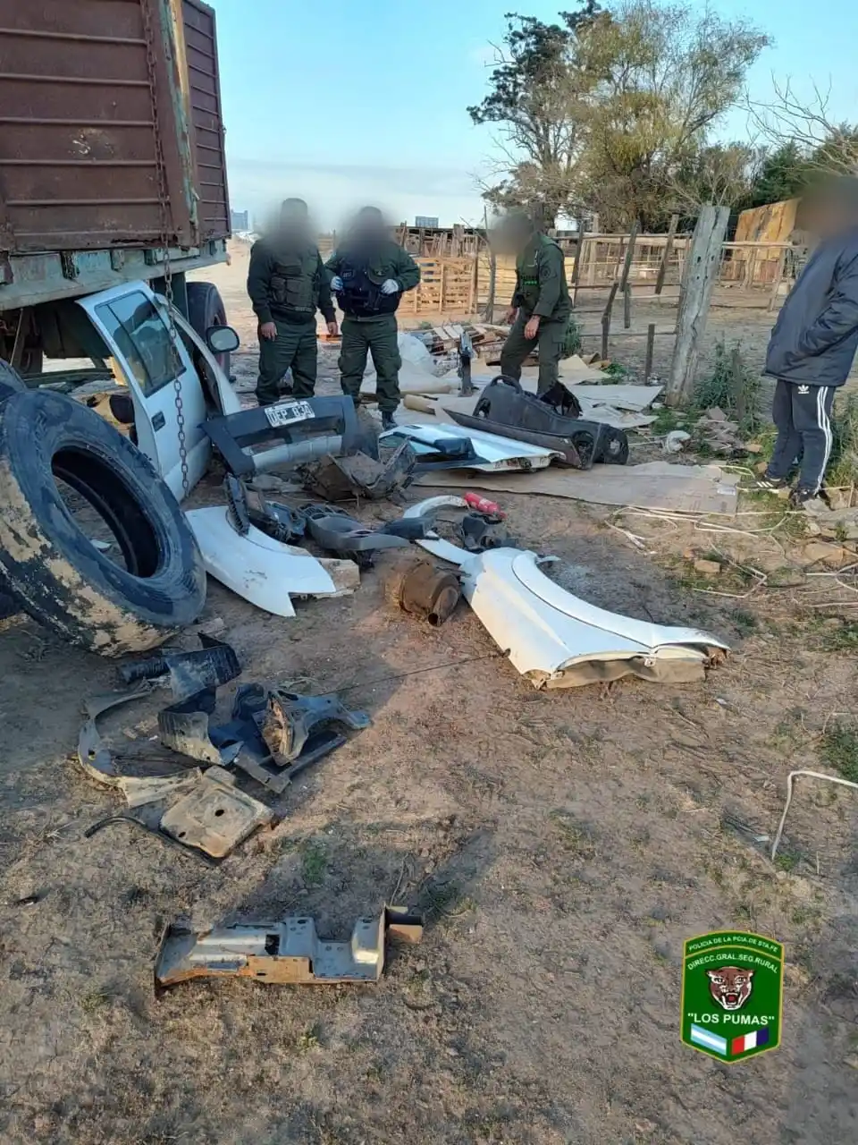 secuestro chasis camioneta los pumas - 2