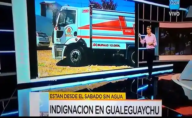 El polémico editorial de Laje por la falta de agua en Gualeguaychú 
