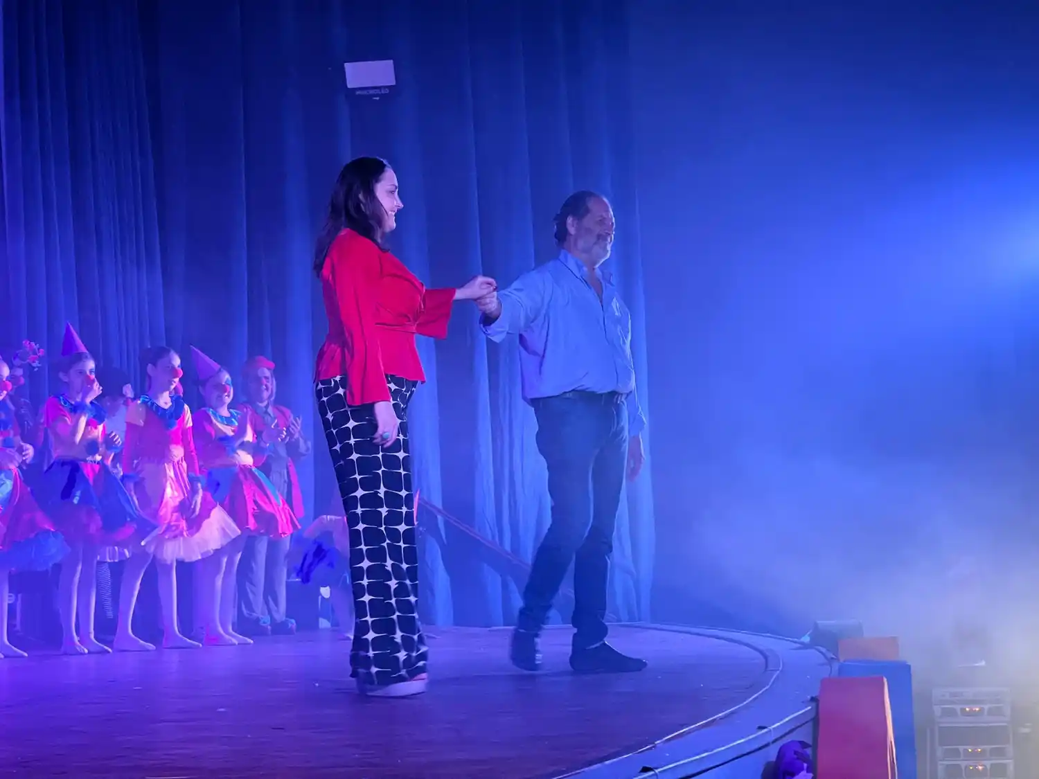 Andrea Oviedo y Alfredo Diale