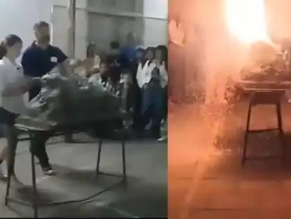 Explosión en Pergamino.