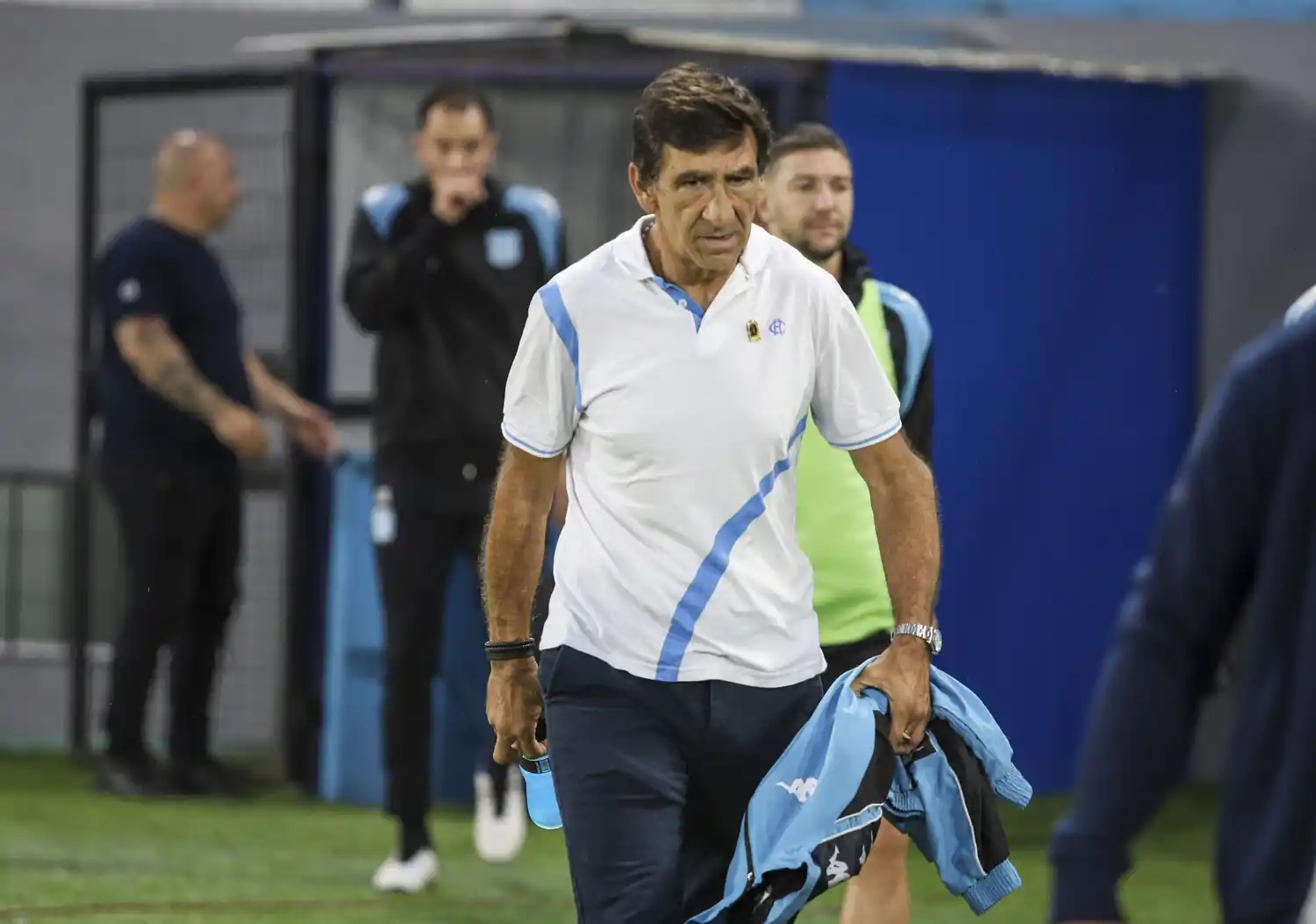 Costas elogió el compromiso de los jugadores de Racing.