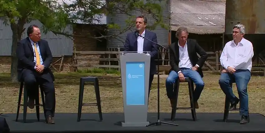 Massa en General Las Heras: Anuncios de financiamiento para productores agropecuarios y respuesta a la sequía