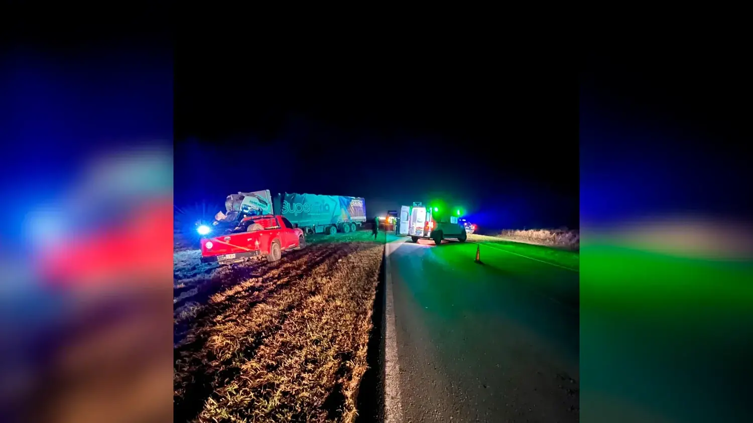 Triple choque de camiones en la Ruta 34: rescataron a un chofer y liberaron la calzada