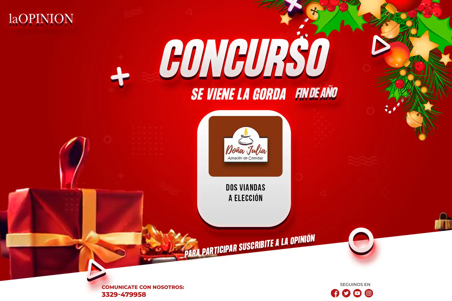 Escribinos al 3329 479958 y te decimos cómo hacer para suscribirte.