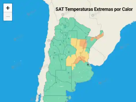 calor mapa