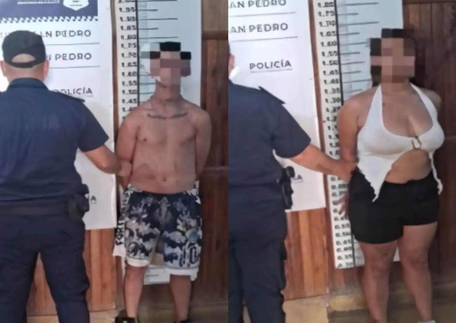 Ambos jóvenes fueron aprehendidos y trasladados a la Comisaría.