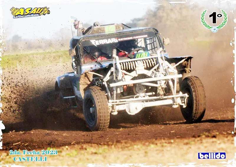 El Jeep/Chevrolet de los hermanos Leandro y Juan Manuel Ferrari, ganadores de la Clase 1